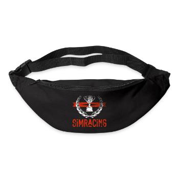 Sim Racing Trophy Emblem - Gürteltasche - Schwarz - Vorne