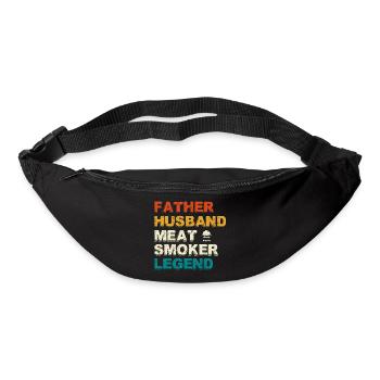 Father Husband Meat Smoker Legend - Gürteltasche - Schwarz - Vorne