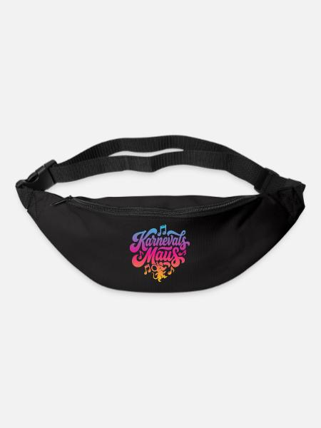 Karnevals Maus Karnevalsmaus Karneval Party Kostüm - Gürteltasche - Schwarz