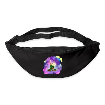 Stern-Sucher Hase - Gürteltasche - Schwarz - Vorne