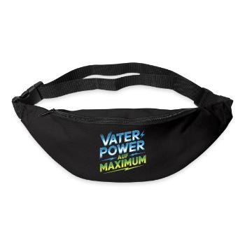 Père Pouvoir Au Maximum Don Père Père Enfants - Sac banane - noir - Devant