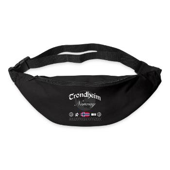 Trondheim Norway Streetwear Travel Souvenir - Bum bag - black - Front