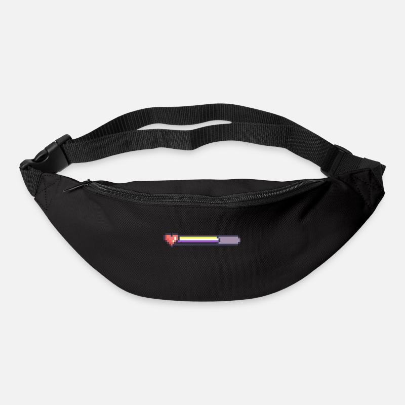 Non binary ladebalken - Gürteltasche - Schwarz