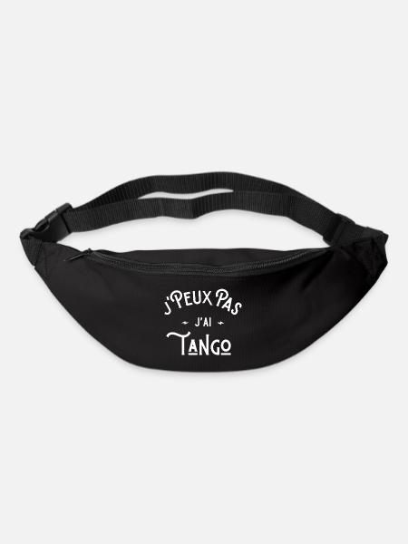 je peux pas j'ai tango idée cadeau humour - Sac banane - noir