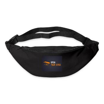 OPEN YOUR EYES - Gürteltasche - Schwarz - Vorne
