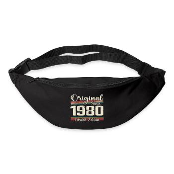 1980 Vintage Retro Geburtstagsgeschenk 1980 - Gürteltasche - Schwarz - Vorne