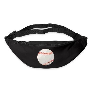Baseball Ball Handschuh Spieler Amerika Geschenk - Gürteltasche - Schwarz - Vorne