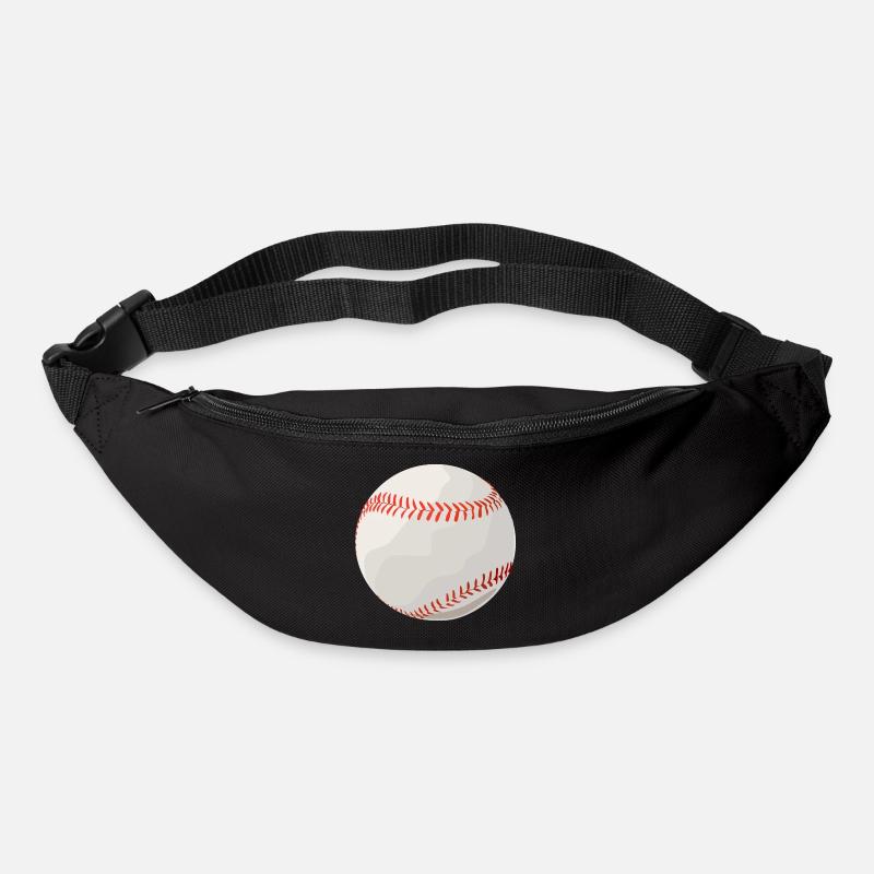 Baseball Ball Handschuh Spieler Amerika Geschenk - Gürteltasche - Schwarz