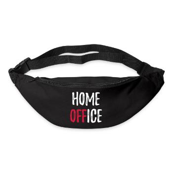Accueil OFFICE cadeau pour les amis Job dans le bureau - Sac banane - noir - Devant