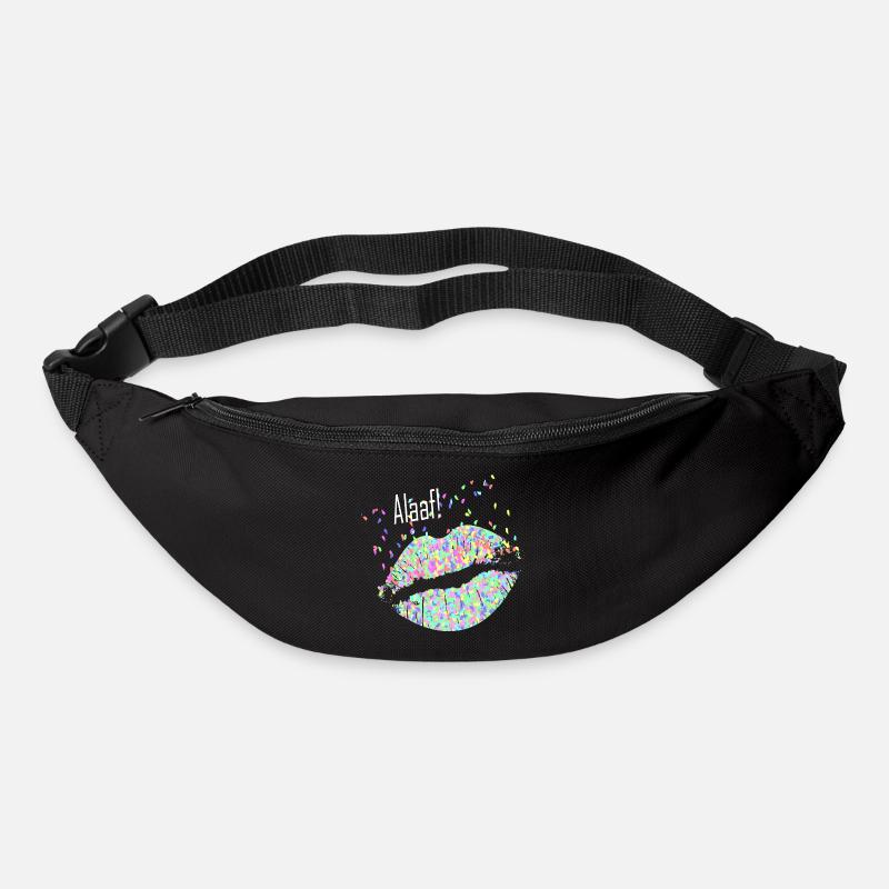 Alaaf! Konfetti Kuss Geschenkidee - Gürteltasche - Schwarz