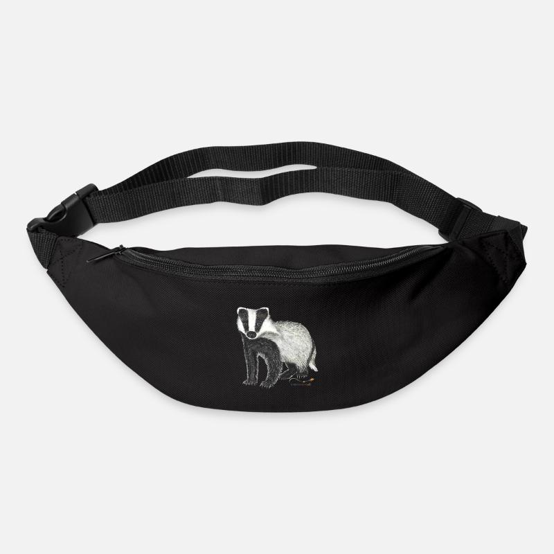 Blaireau - Sac banane - noir