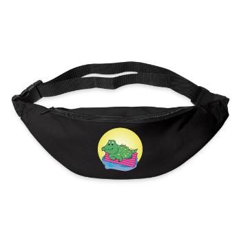Kai Crocodile - Gift - Gift Idea - Bum bag - black - Front