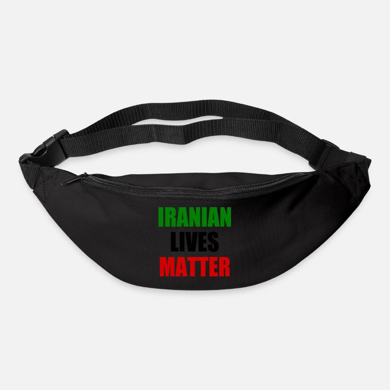 Iranian lives matter - Gürteltasche - Schwarz