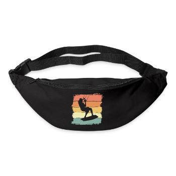 Kitesurfing Retro Vintage Kitesurf Legend - Bum bag - black - Front