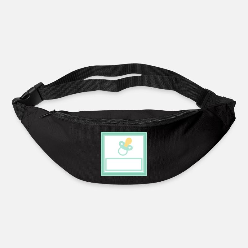 Personnalisez votre propre modèle de bébé - Sac banane - noir