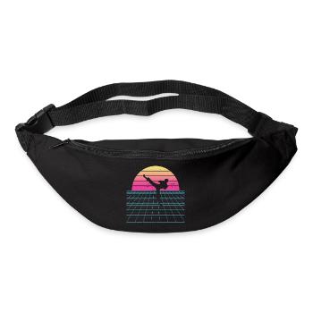 Kickboxen Damen Boxing Kickboxer Kickbox - Gürteltasche - Schwarz - Vorne