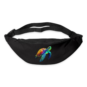 Sea turtle - Bum bag - black - Front