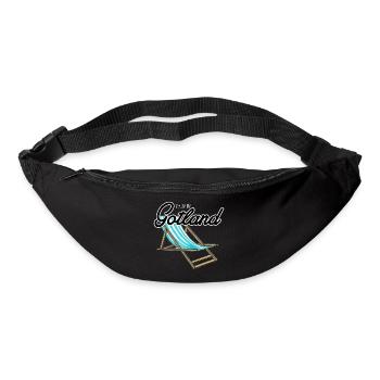 Das ist Gotland Beach Chair - Gürteltasche - Schwarz - Vorne