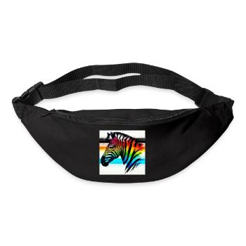Zebra - Bum bag - black - Front