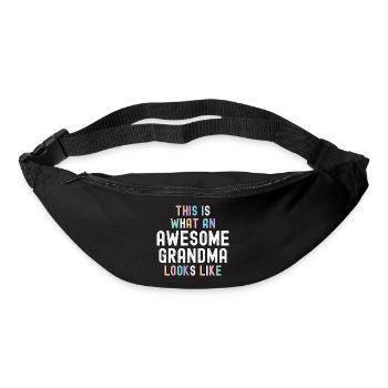 This Is What An Awesome Grandma Looks Like - - Bum bag - black - Front