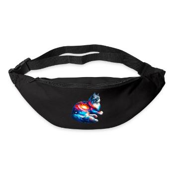 Katze - Gürteltasche - Schwarz - Vorne