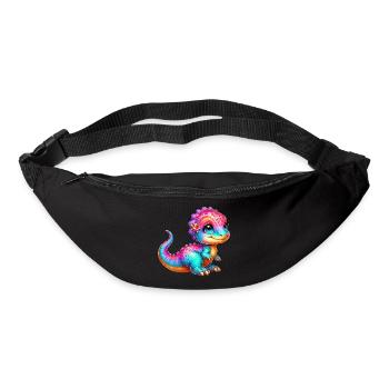 Dinosaurier - Gürteltasche - Schwarz - Vorne