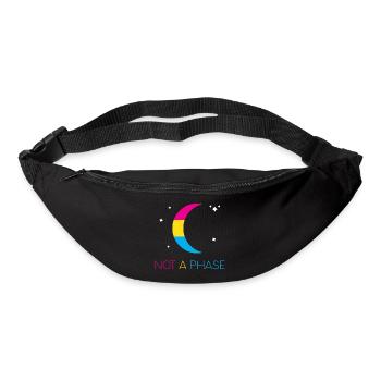 LGBTQ Pride Month - Not a Phase - Pansexual - Bum bag - black - Front
