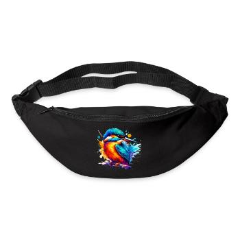 Martin-pêcheur - Sac banane - noir - Devant