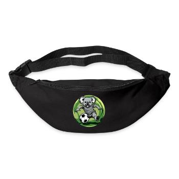 Koalas Fussball - Gürteltasche - Schwarz - Vorne