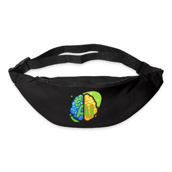 KI-Logo - Gürteltasche - Schwarz - Vorne