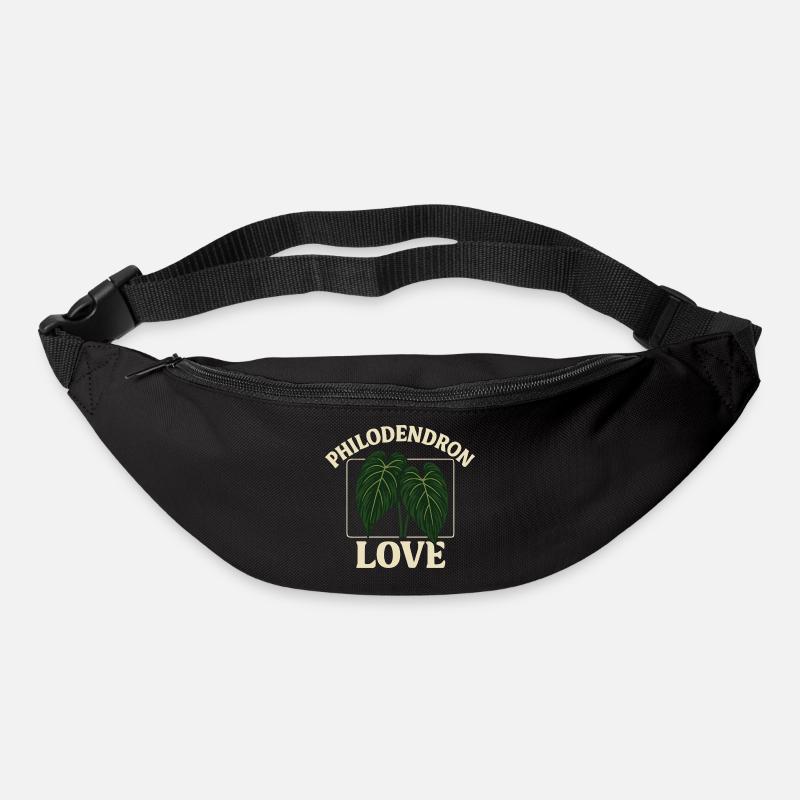 Amour des philodendrons - Sac banane - noir