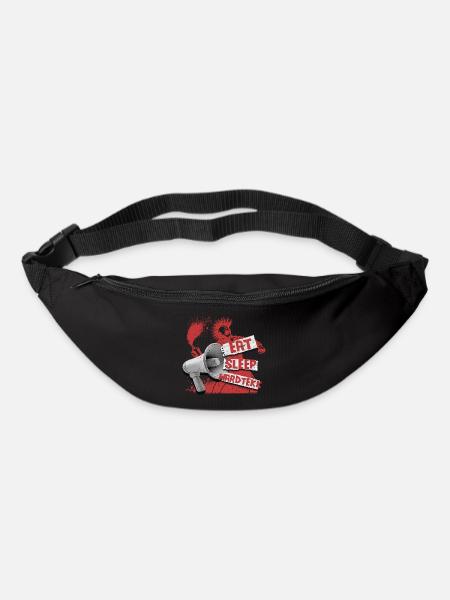 Hardtekk Tekke Ostdeutschland - Gürteltasche - Schwarz