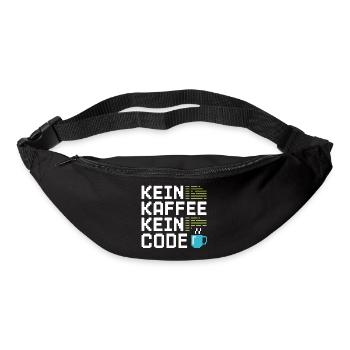 No Coffee No Code Programmer Computer Scientist - Bum bag - black - Front