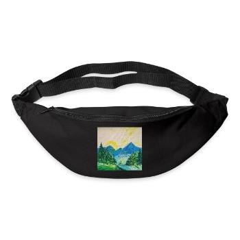 Sonnenaufgang - Gürteltasche - Schwarz - Vorne