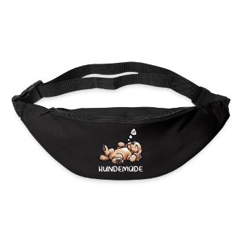 Hundemüde Cocker Spaniel Cockerhund Cockerbesitzer - Gürteltasche - Schwarz - Vorne