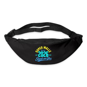 Malle 2026 Stark am Glas Sauf Crew Original - Gürteltasche - Schwarz - Vorne