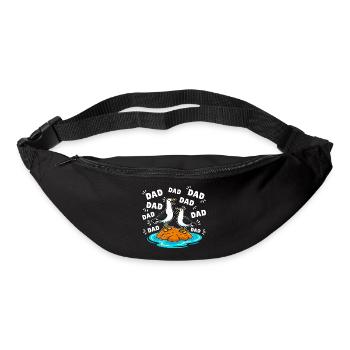 Dad Dad Dad - Lustige Möwen Kinder - Gürteltasche - Schwarz - Vorne