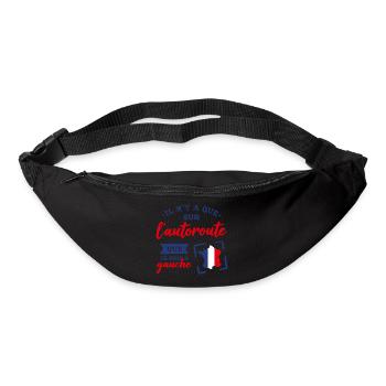 Politique Cadeau humour personnalisé - Sac banane - noir - Devant