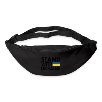 stand with ukraine - Bum bag - black - Front