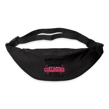 Collègue Collègues Cadeau Départ Retraite Humour - Sac banane - noir - Devant
