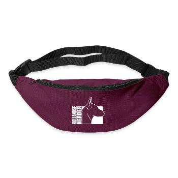 Hollandse Herder Profil Chiens Chien Wilsigns - Sac banane - bordeaux  - Devant