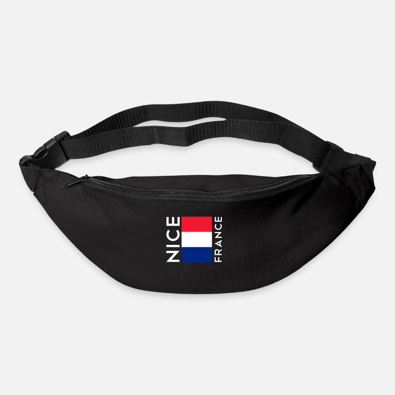 Nizza Frankreich - Gürteltasche - Schwarz