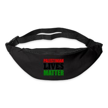 palestinian lives matter - Gürteltasche - Schwarz - Vorne