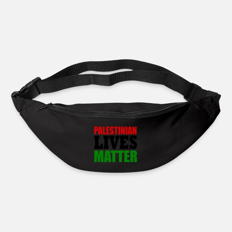 palestinian lives matter - Sac banane - noir
