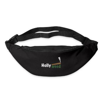 HollyWeed white - Gürteltasche - Schwarz - Vorne