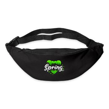 Spring Springtime Hearts - Bum bag - black - Front