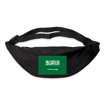 National Flag Of Saudi Arabia - Bum bag - black - Front
