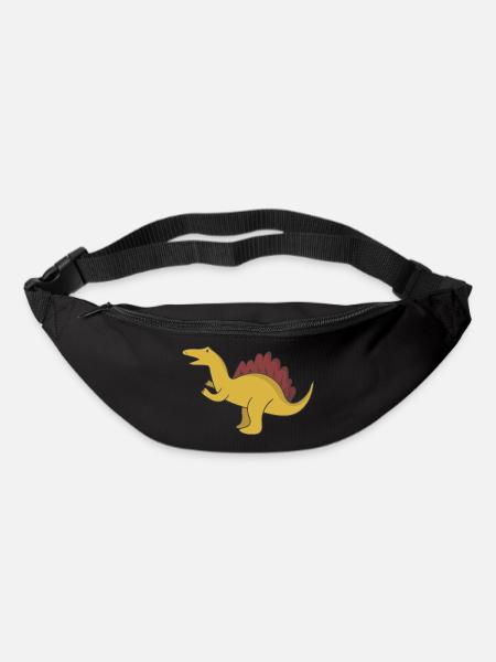 Dinosaur Stone Age Fossil gift Neandertaler - Bum bag - black