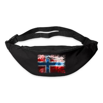 Norwegian flag - Bum bag - black - Front