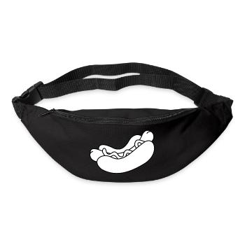 hotdog hot dog sausages fast food fastfood10 - Gürteltasche - Schwarz - Vorne